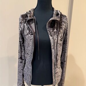 Lululemon Athletica Gray Velvet Hoodie